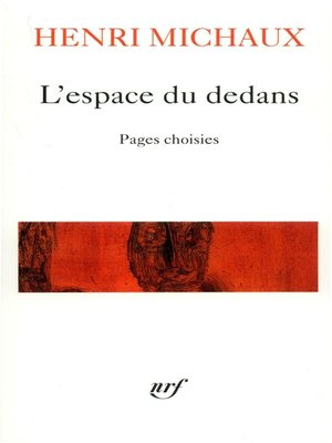 cover image of L'espace du dedans (1927-1959). Pages choisies